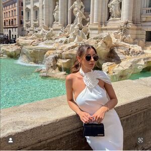 ZARA SHORT SATIN EFFECT DRESS